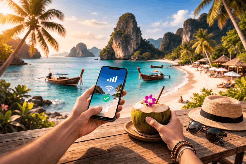 Sådan undgår du dyre roaming-priser i Thailand i 2026